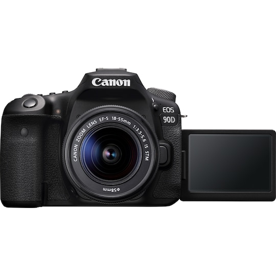 Canon EOS 90D DSLR kamera + EF-S  18-55 mm f/3.5-5.6 IS STM objektiv