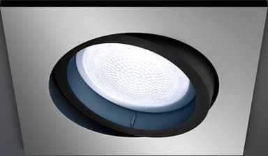 Philips Hue Centura indbygningsspotlys 5055148P7 (aluminium)