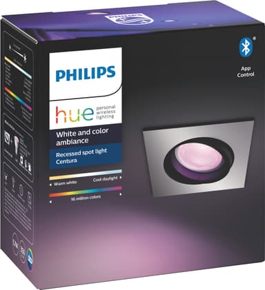 Philips Hue Centura indbygningsspotlys 5055148P7 (aluminium)