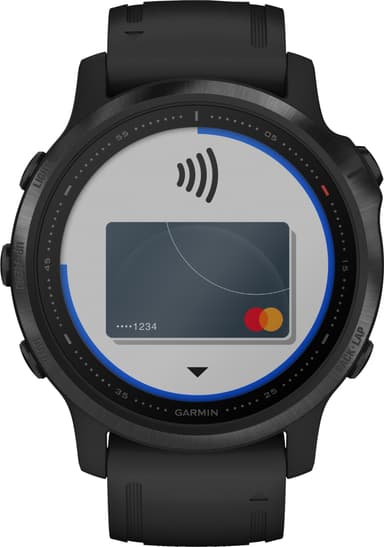 Garmin Fenix 6s Pro GPS sportsur 42 mm (sort)