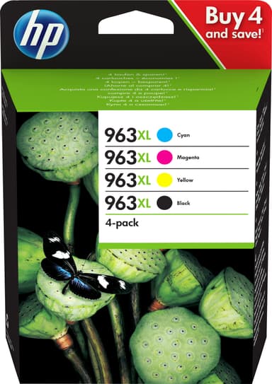 HP 963 XL blækpatron kombipakke
