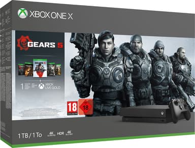 Xbox One X 1 TB: Gears 5 bundle (sort)