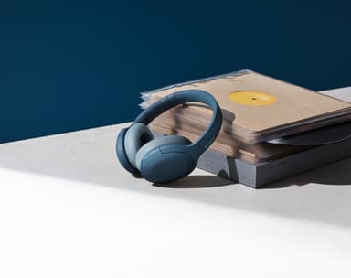Sony WH-H910 trådløse around-ear høretelefoner (blå)