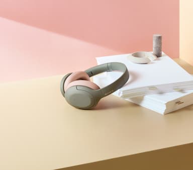 Sony WH-H910 trådløse around-ear høretelefoner (grøn)