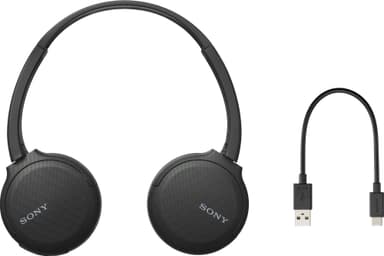 Sony WH-CH510 trådløse on-ear høretelefoner (sort)