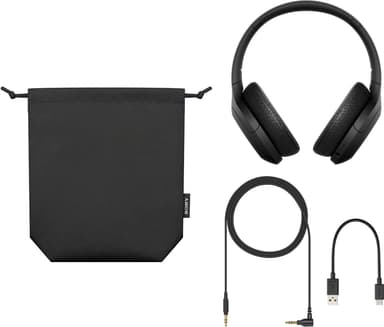 Sony WH-H910 trådløse around-ear høretelefoner (sort)