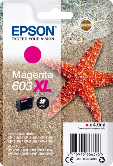 Epson 603 XL magenta blækpatron
