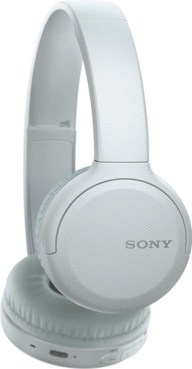 Sony WH-CH510 trådløse on-ear høretelefoner (hvid)