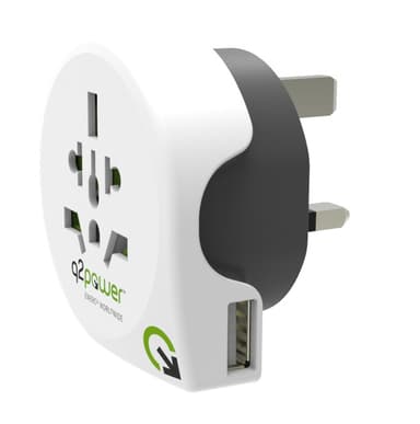 Q2Power World to United Kingdom USB