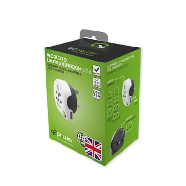 Q2Power World to United Kingdom USB