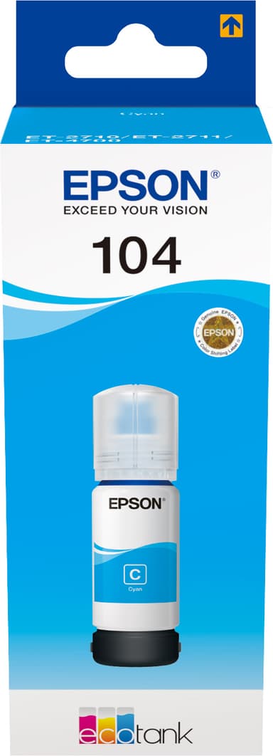 Epson 104 EcoTank cyan blækpatron