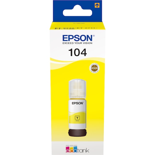Epson 104 EcoTank gul blækpatron