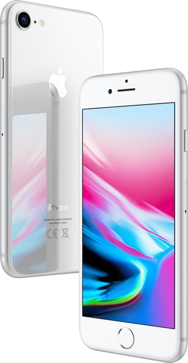 iPhone 8 128 GB (sølv)