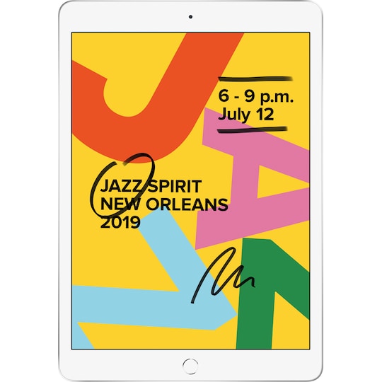 iPad 10,2" (2019) 32 GB wi-fi (sølv)