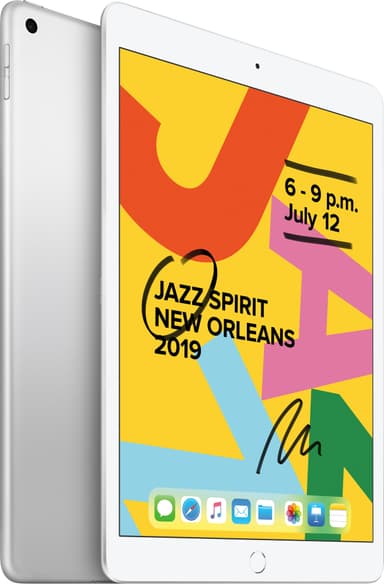 iPad 10,2" (2019) 128 GB wi-fi (sølv)