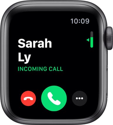 Apple Watch Series 5 40 mm (space grey aluminium/sort sportsrem)