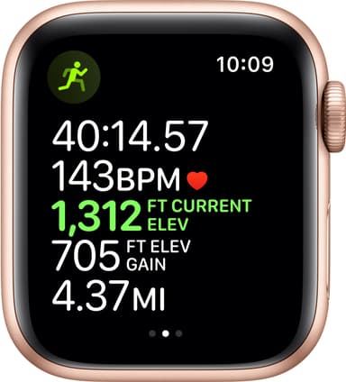 Apple Watch Series 5 40 mm (guld aluminium/pink sand sportsrem)