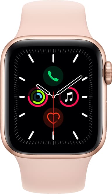 Apple Watch Series 5 40 mm (guld aluminium/pink sand sportsrem)