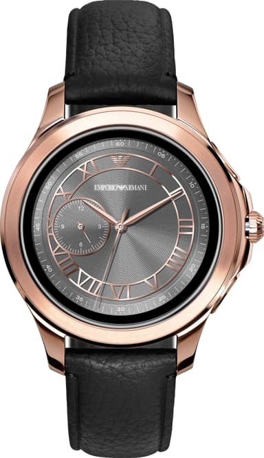 Emporio Armani Connected Alberto Gen. 4 smartwatch (rosa guld/sort)