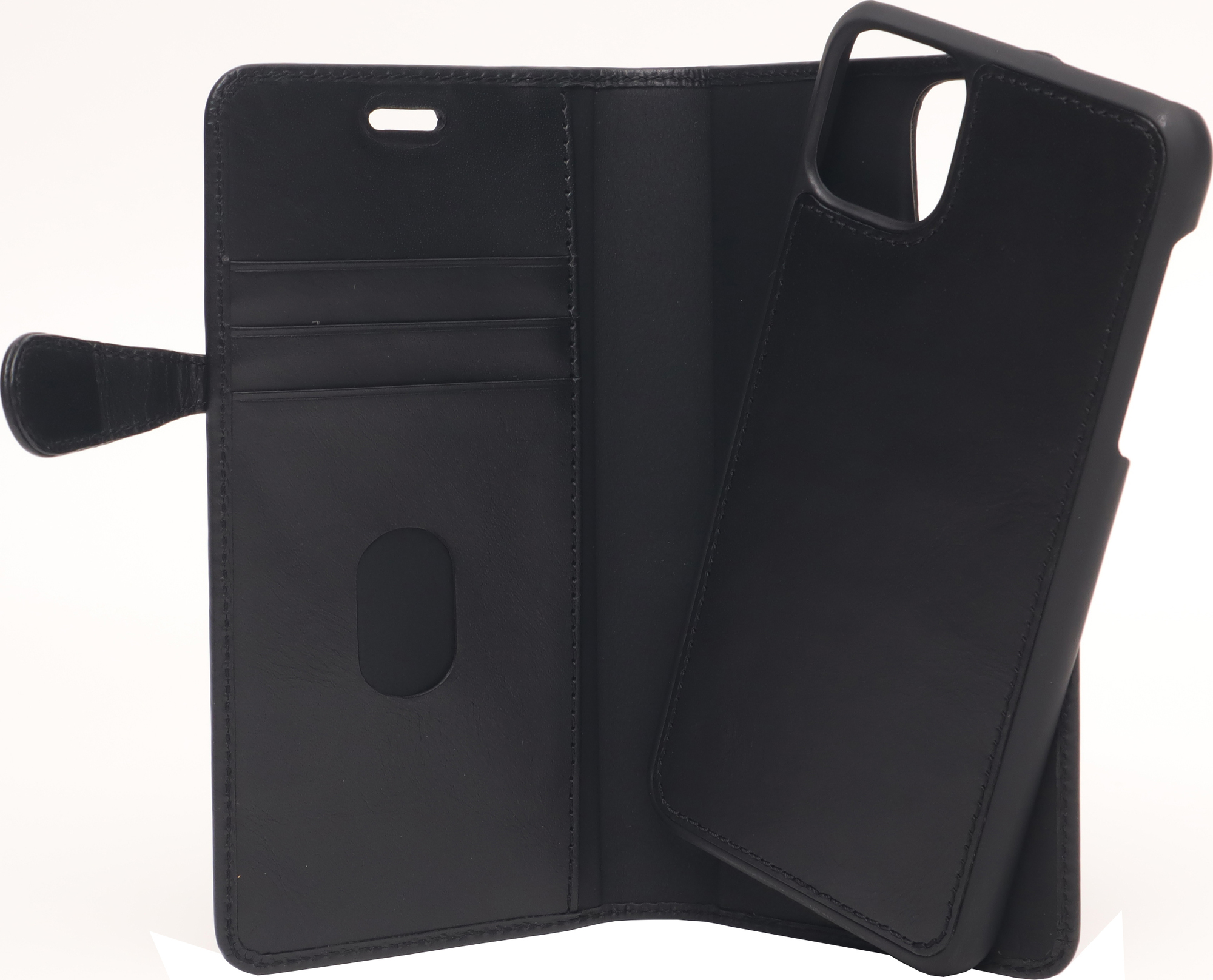 Gear Buffalo Apple iPhone 11 Pro Max læderetui med pung (sort)