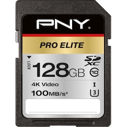 PNY Pro Elite SDXC hukommelseskort 128 GB