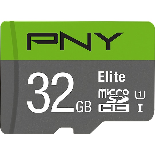 Hviske farvning Supplement PNY Elite Micro SDHC hukommelseskort 32 GB | Elgiganten
