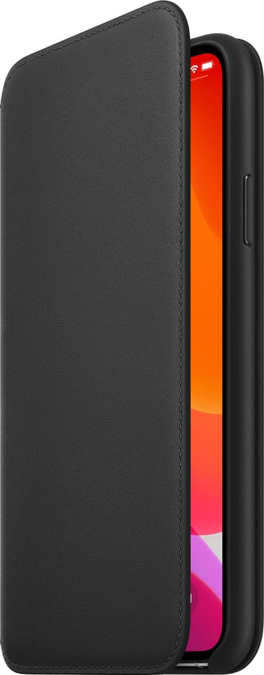 iPhone 11 Pro Max læder Folio cover (sort)