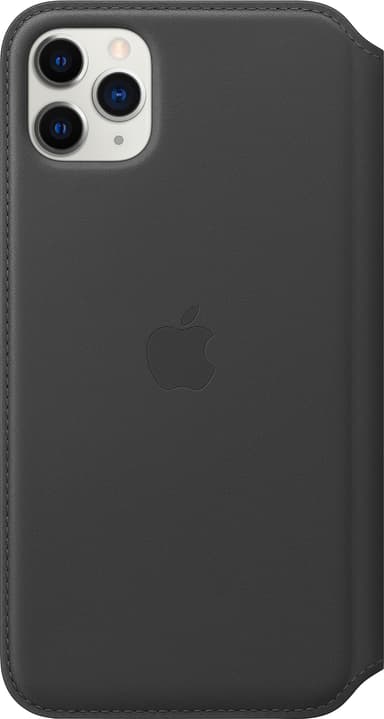 iPhone 11 Pro Max læder Folio cover (sort)
