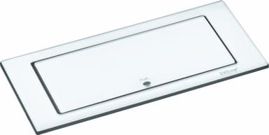EVOline BackFlip stikkontakt (hvidt glas)