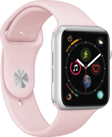 Puro Icon silikonesportsrem til Apple Watch 42-44 mm (rose) Puro Icon silikonesportsrem til Apple Watch 42-44 mm (rose)