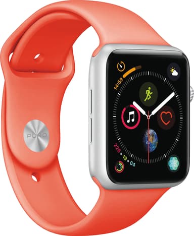 Puro Icon silikonesportsrem til Apple Watch 38-40 mm (living coral) Puro Icon silikonesportsrem til Apple Watch 38-40 mm (living coral)