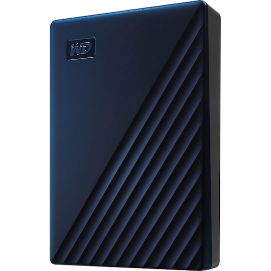 WD My Passport for Mac bærbar harddisk 5 TB (blå)