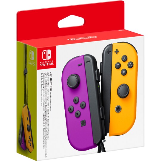 Nintendo Switch Joy-Con controller par (neon purple+orange)