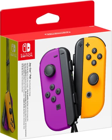 Nintendo Switch Joy-Con controller par (neon purple+orange)