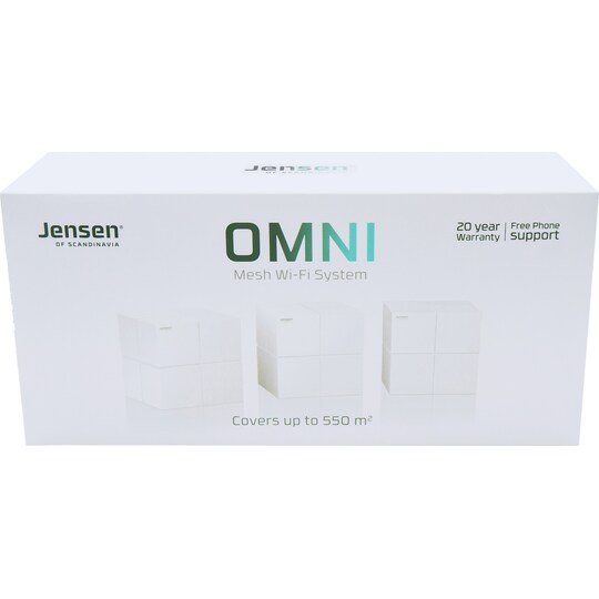 Jensen Omni mesh-sæt (3-pakke)