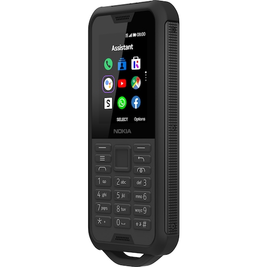 Nokia 800 Tough mobiltelefon (sort)