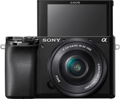 Sony Alpha A6100 systemkamera + 16-50 mm f/3.5-5.6 Power Zoom objektiv