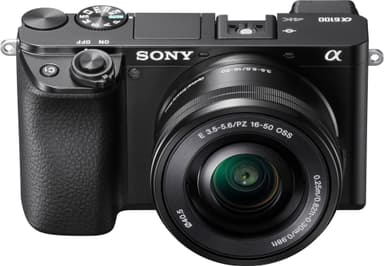 Sony Alpha A6100 systemkamera + 16-50 mm f/3.5-5.6 Power Zoom objektiv