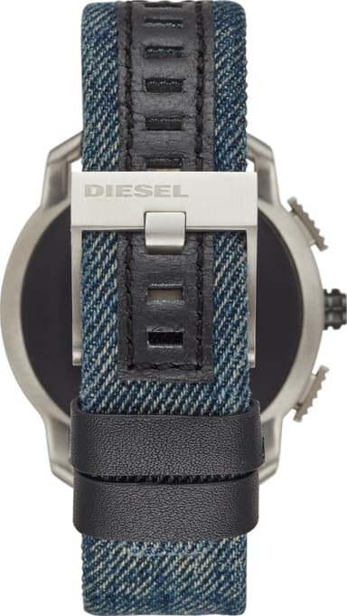 Diesel Axial smartwatch 48 mm (rustfrit stål/blå)