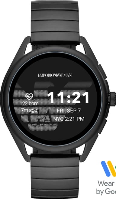 Emporio Armani Connected Matteo Gen. 5 smartwatch 44 mm (sort)