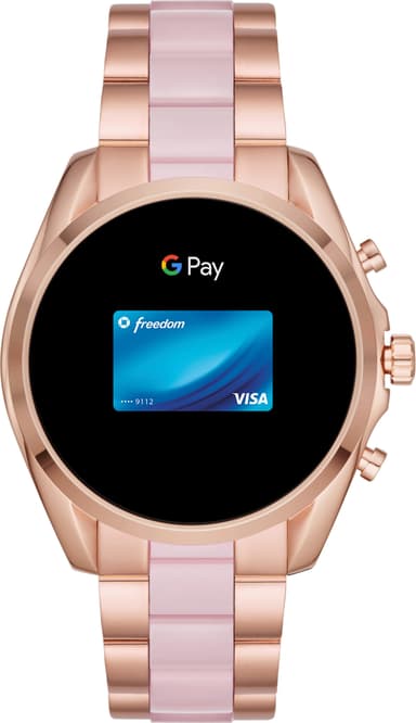 Michael Kors Access Bradshaw 2 smartwatch 44 mm (rose gold/pink)
