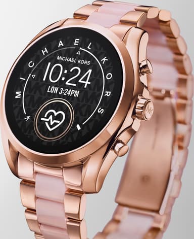 Michael Kors Access Bradshaw 2 smartwatch 44 mm (rose gold/pink)