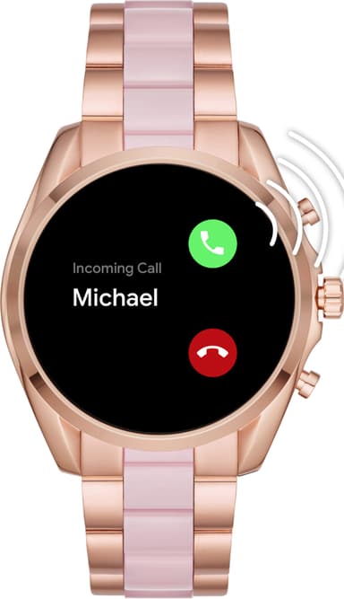 Michael Kors Access Bradshaw 2 smartwatch 44 mm (rose gold/pink)