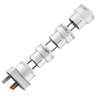 Rejseadapter - Pakke med 4 stk.