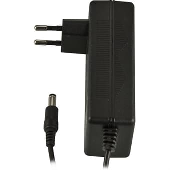 Netadapter 230V-12V 3A, sort