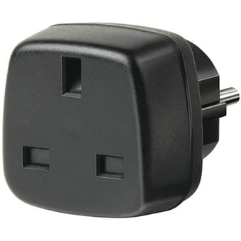 Rejseadapter UK til EU