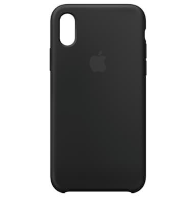 Apple iPhone X silikoneetui - sort