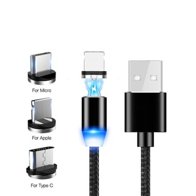 violin tillykke korruption Magnetisk ladekabel til Mobiltelefon - iPhone + Micro-Usb + Usb Type-C, 1m | Elgiganten violin tillykke korruption Magnetisk ladekabel til Mobiltelefon - iPhone + Micro-Usb + Usb Type-C, 1m | Elgiganten