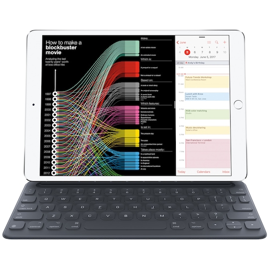 Apple Smart Keyboard til iPad 10,2", Pro 10,5" & Air 10,5" (DK)
