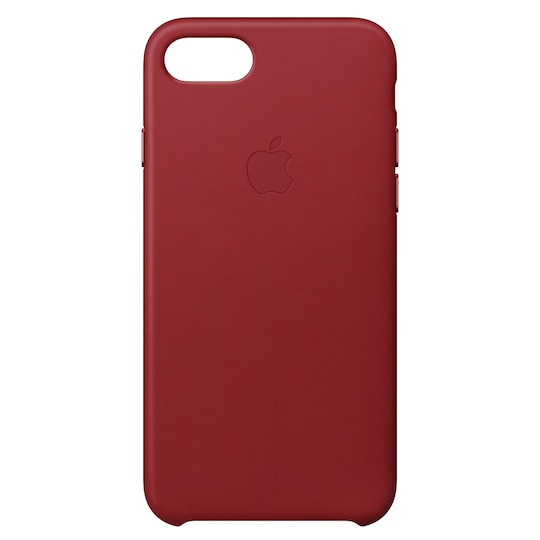 Apple iPhone 8/SE læderetui - rød
